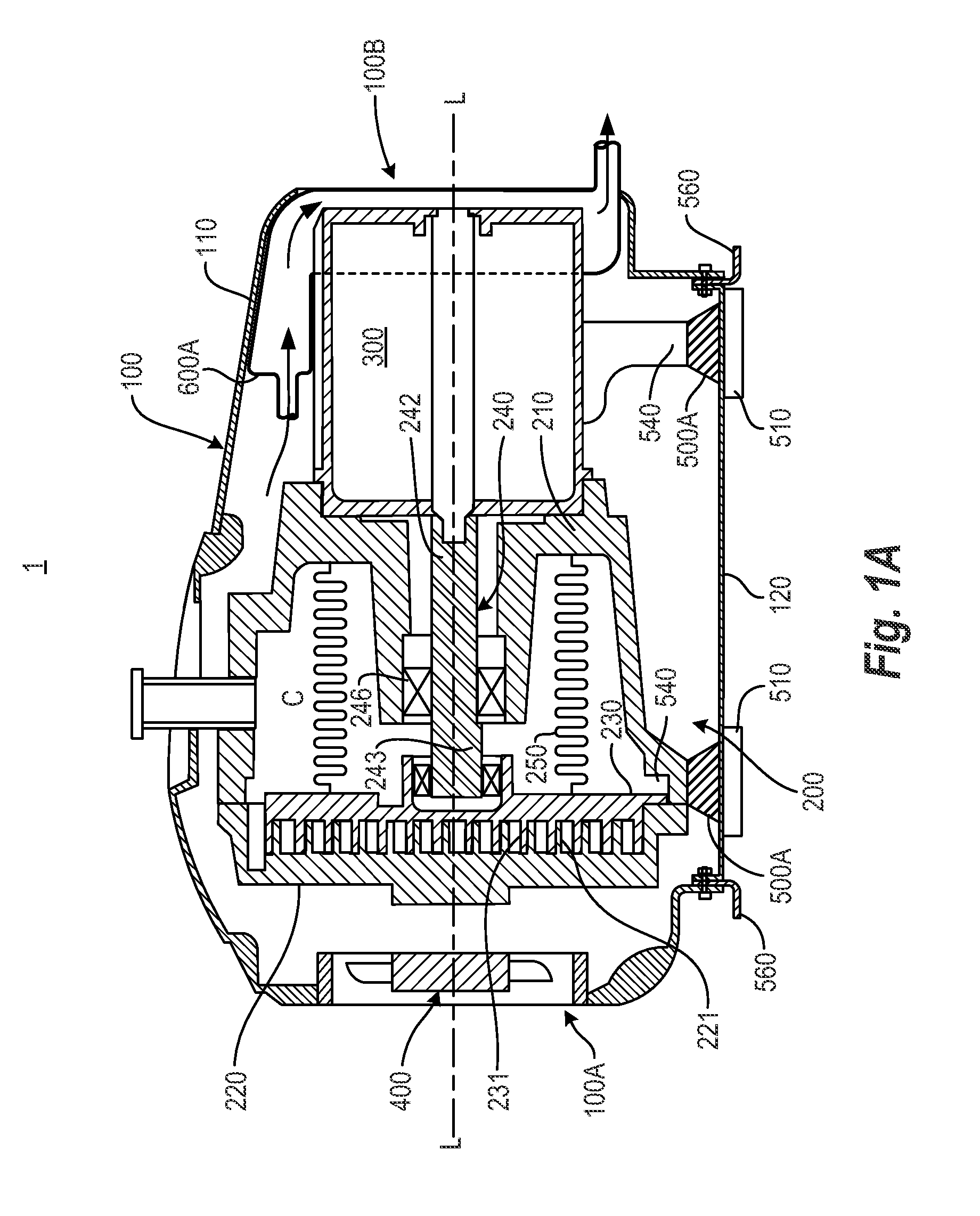 Vibration/noise management in a scroll compressor