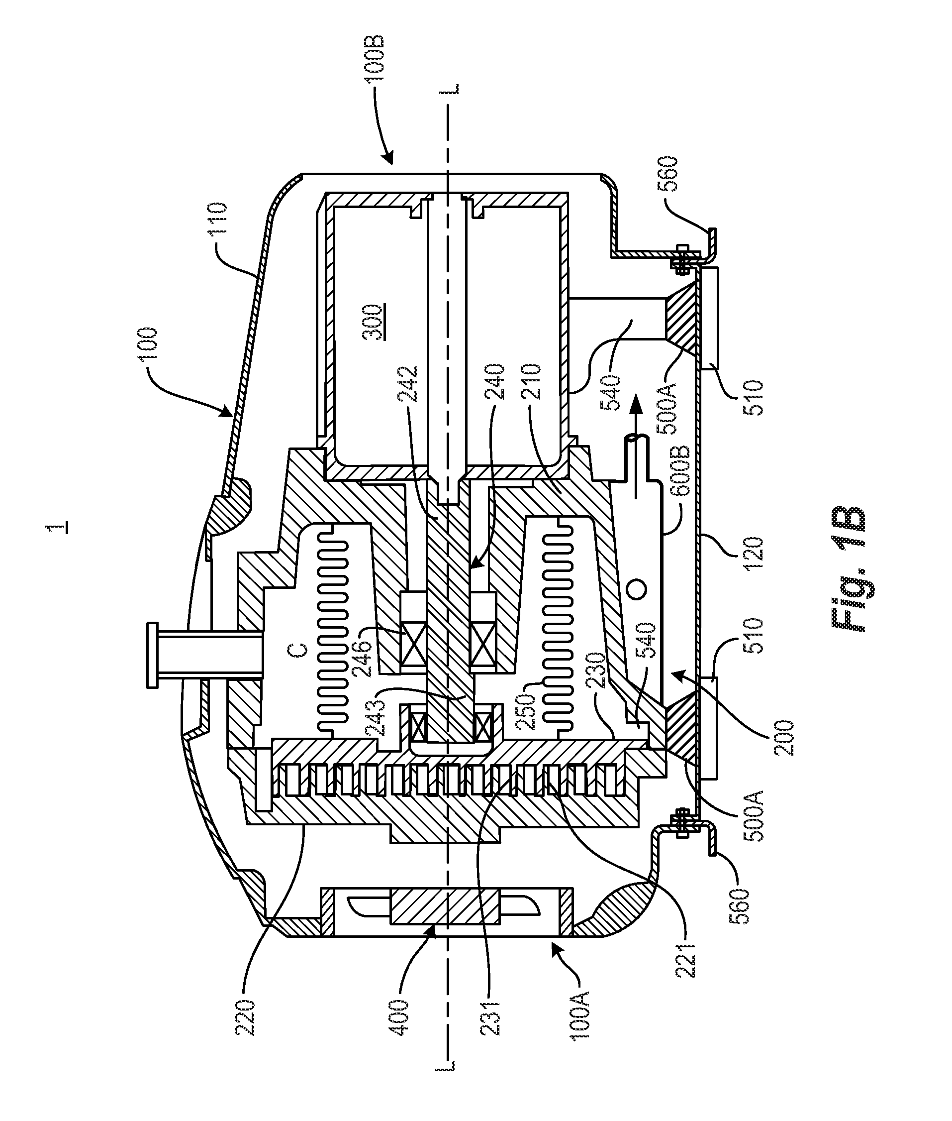 Vibration/noise management in a scroll compressor