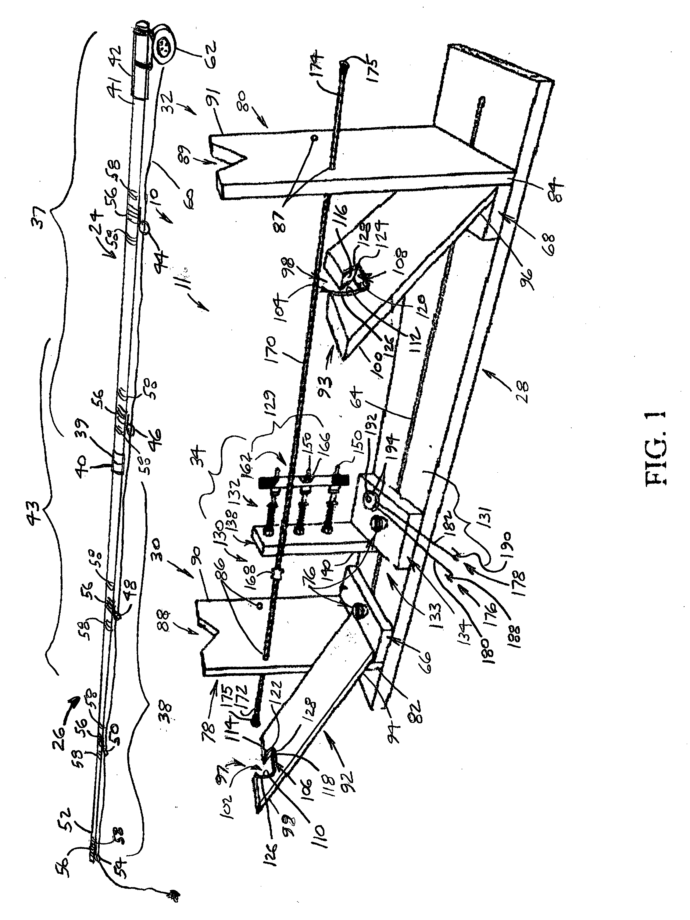 Wrapping device for fishing rods