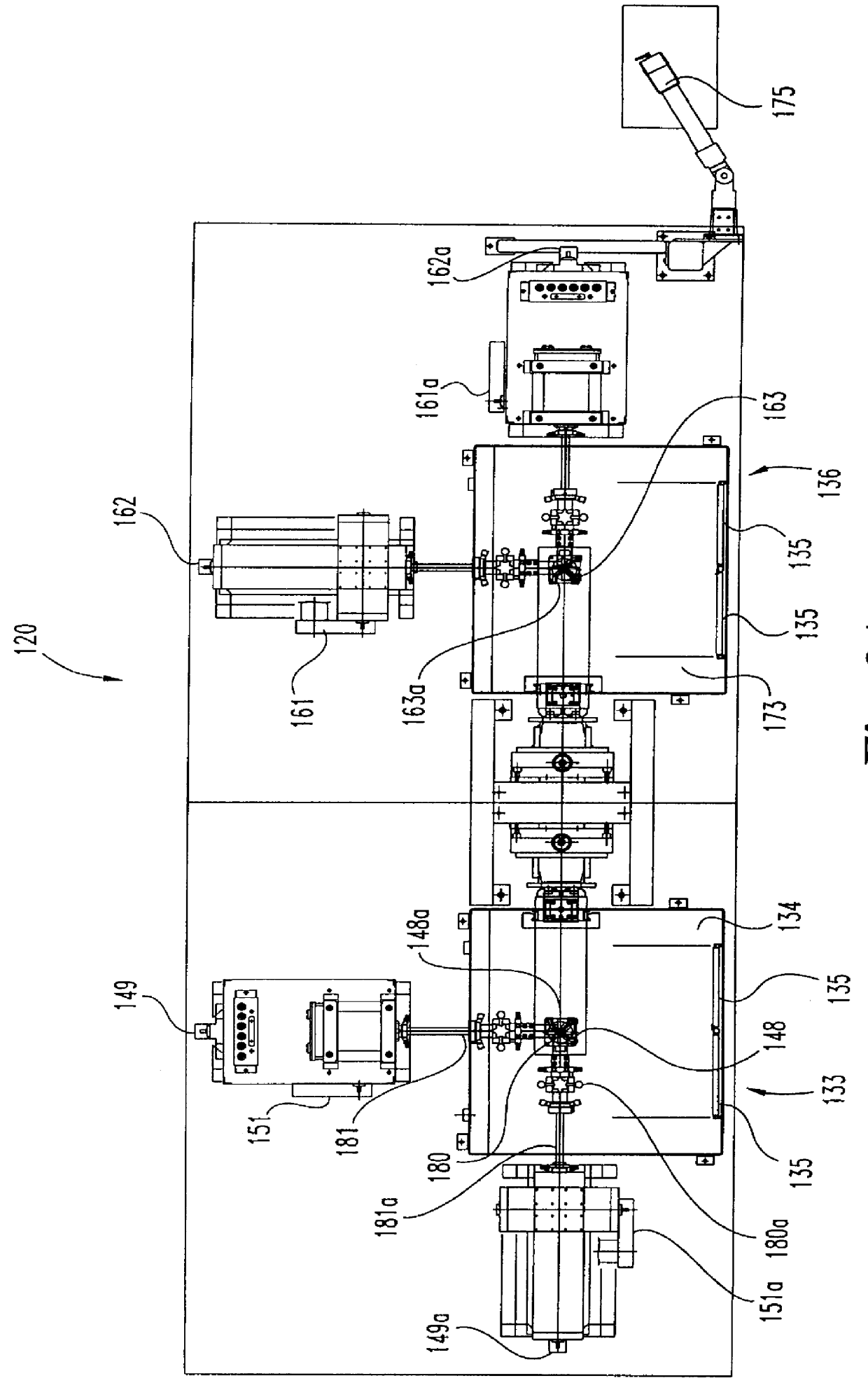 Induction hardening apparatus for a crankshaft