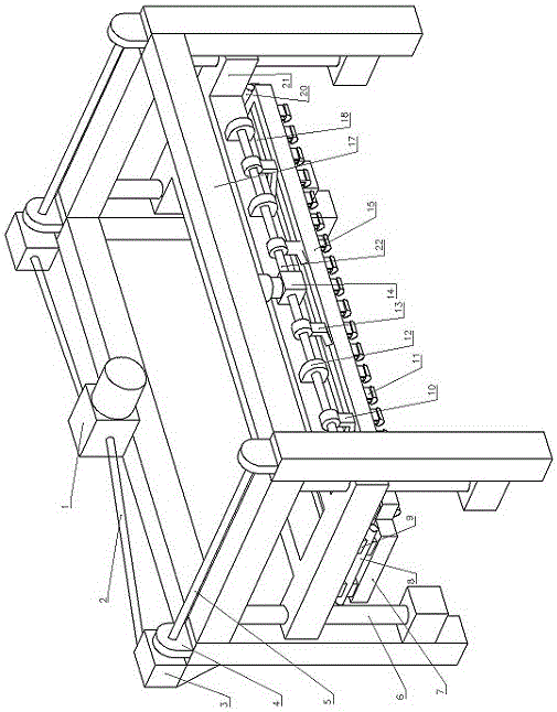 Frame type swinging cutting machine