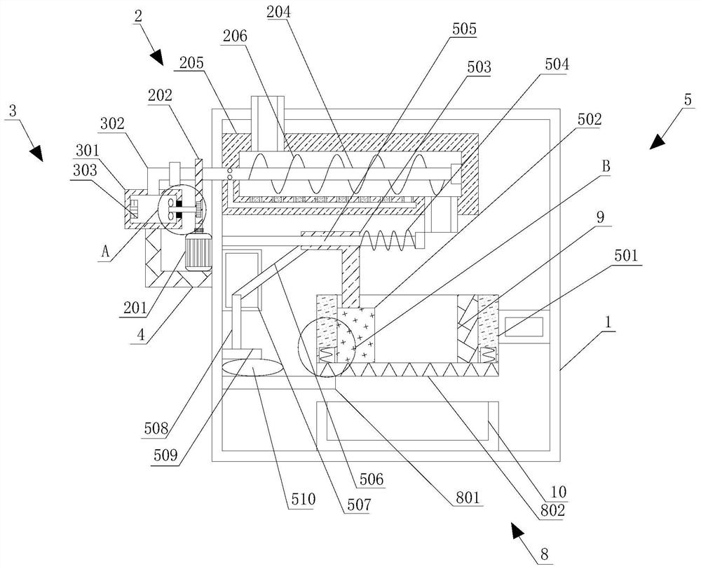 Soil crushing device for ecological restoration