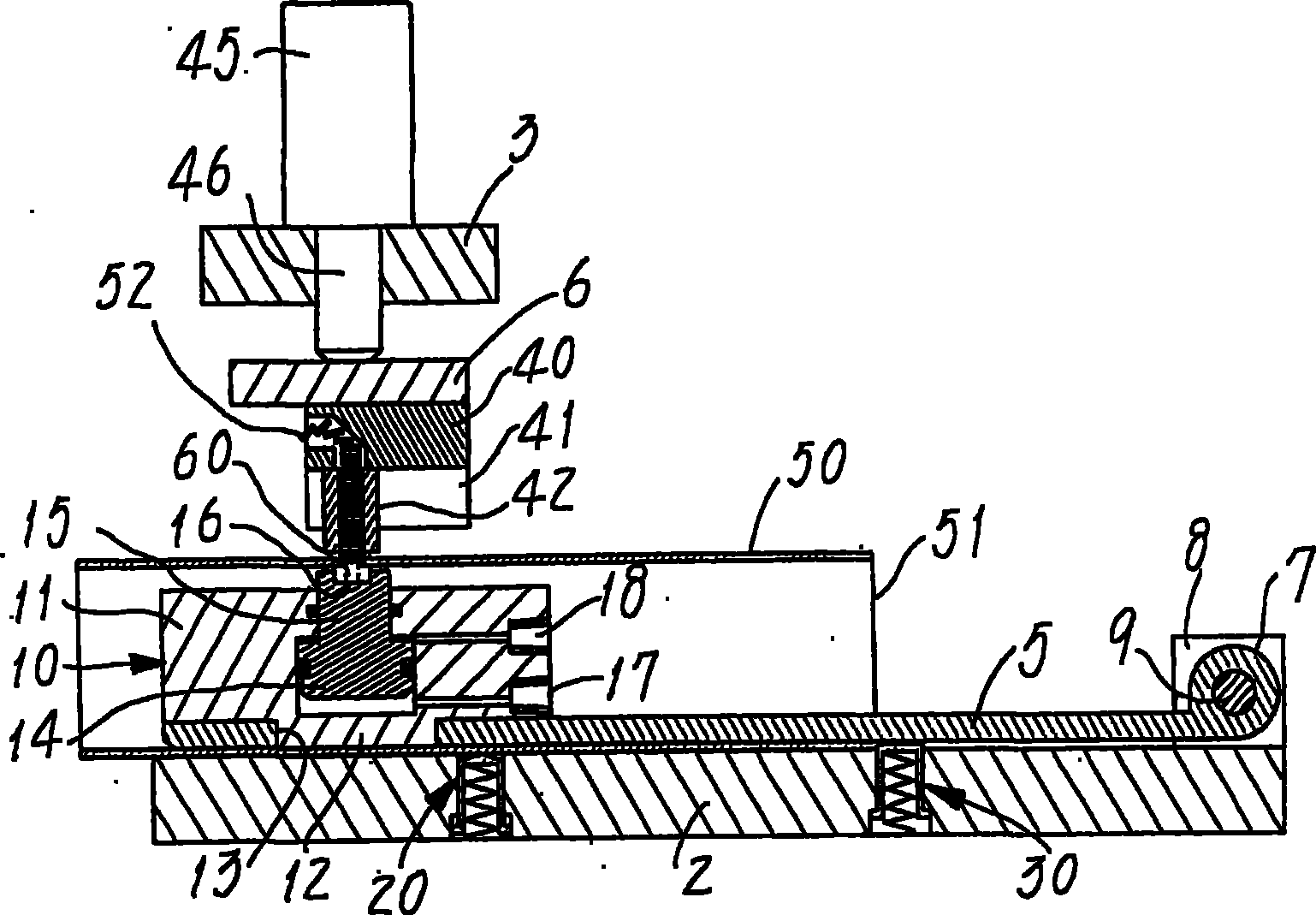 Press for attaching nuts to pipes