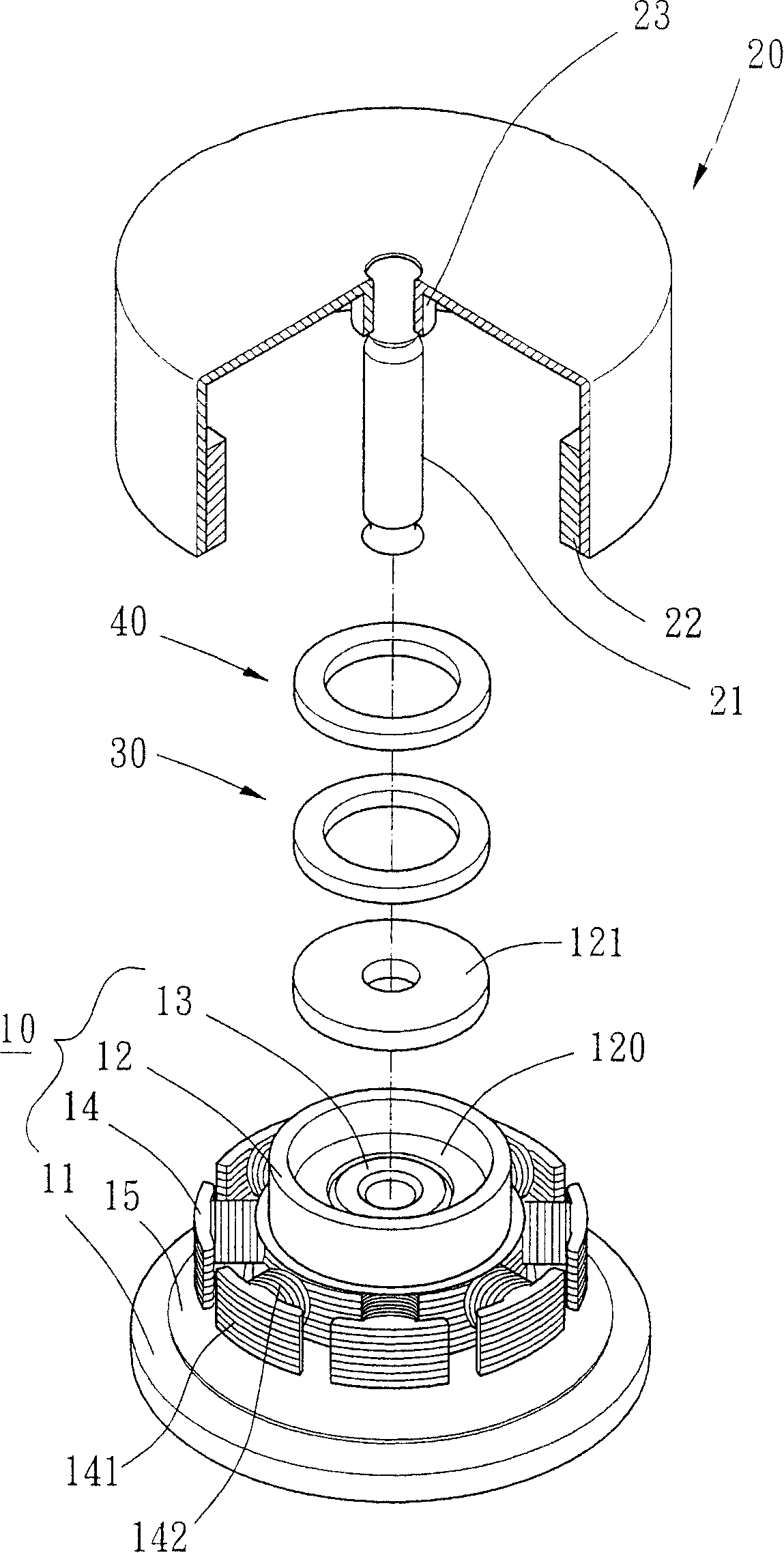 Rotor balance structure of motor