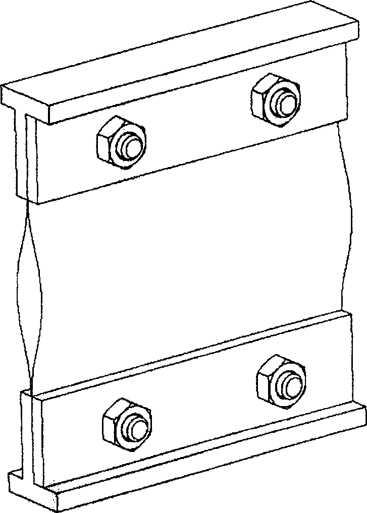 Three-freedom elastic connecting mechanism based on double-leaf mechanism