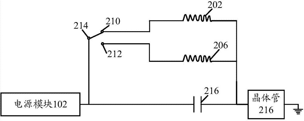 Resonance control circuit and electromagnetic heating device