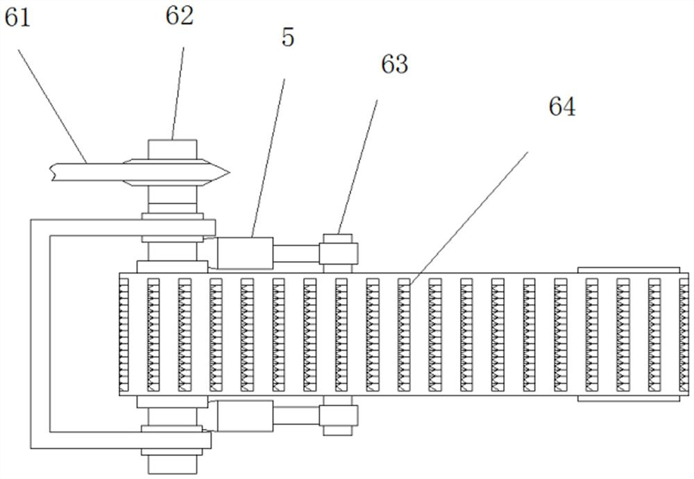 Ditching device for comprehensive land improvement, irrigation and drainage project and application