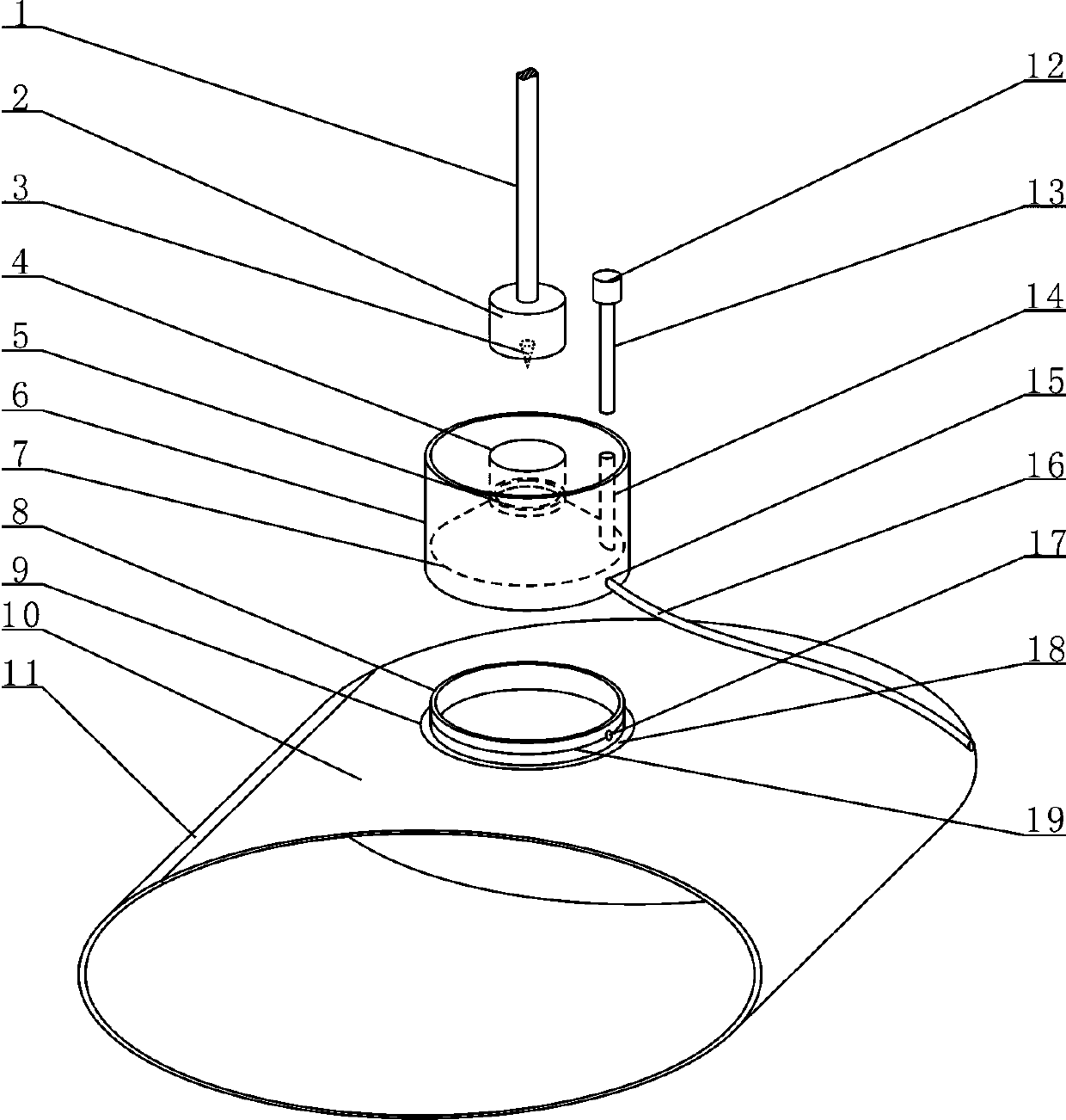 A special membrane rupture device for caesarean section operating room