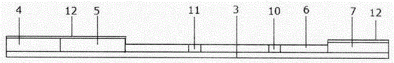 Test paper card for quickly detecting residues of fluoroquinolones and preparation method of test paper card