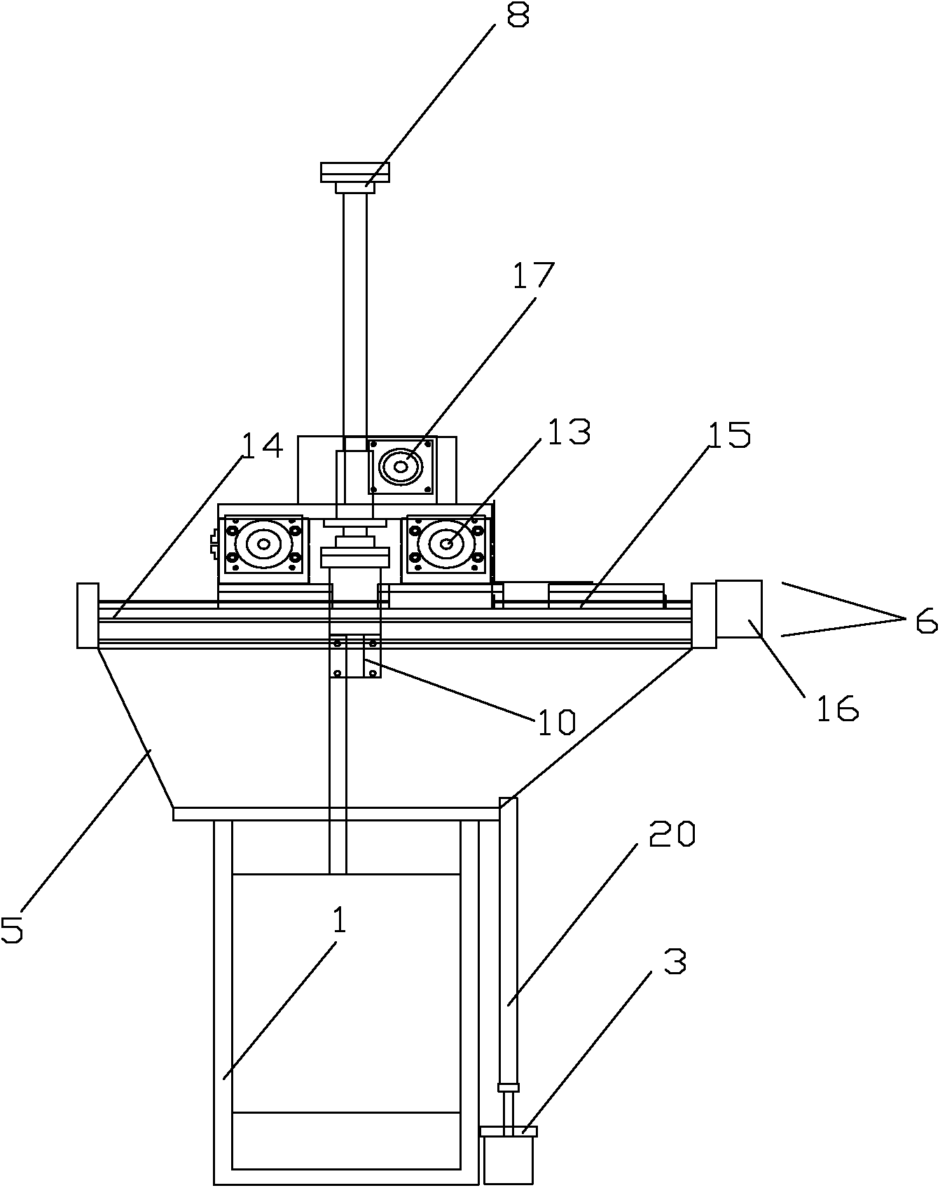 Centrifugal field slope pile driving system