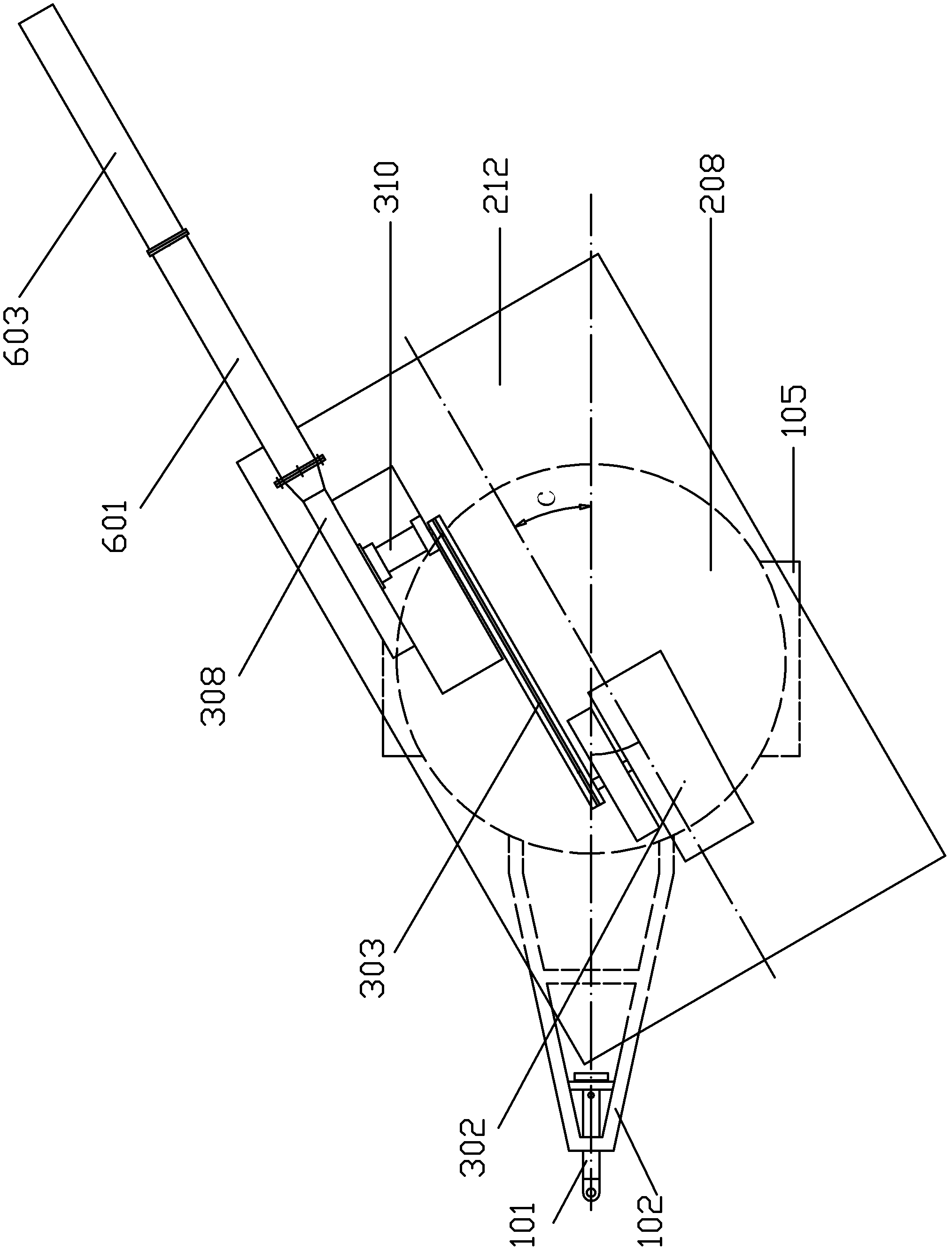 Test method for manual simulation of hail shooting disaster