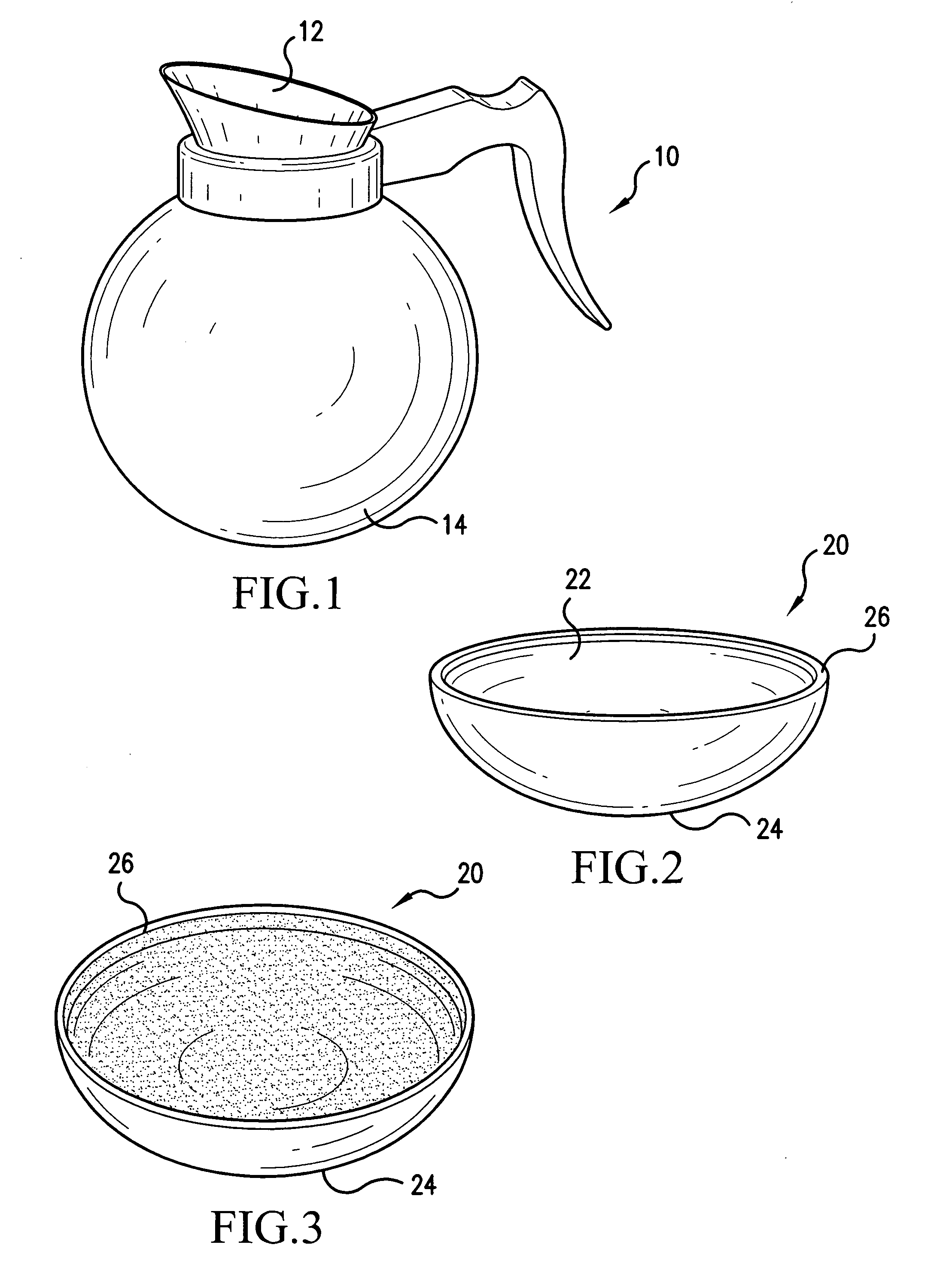 Radiant liquid heating container