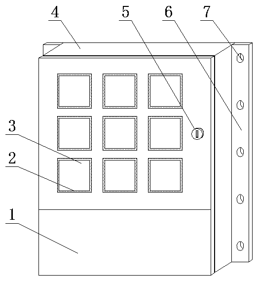 Electric meter box enabling more secure wiring