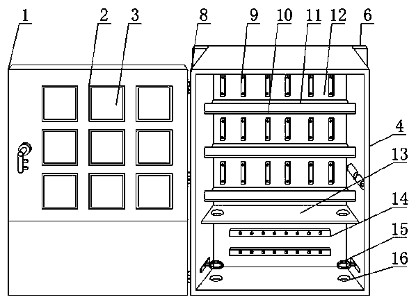 Electric meter box enabling more secure wiring