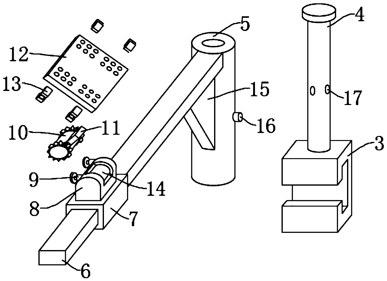 Household single bed structure with computer bracket