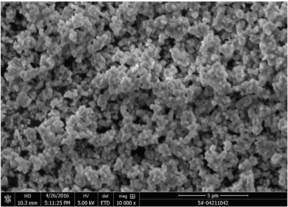 Method for preparing small-particle size large-bulk cobalt carbonate