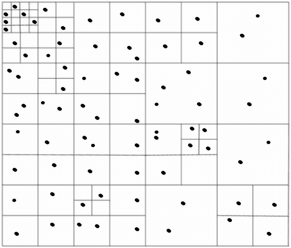 Submarine topography data establishment method based on topographical sampling point positions