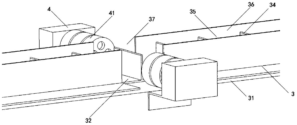 Sorting device and method for identifying sizes of litchi kernels based on infrared spectroscopy