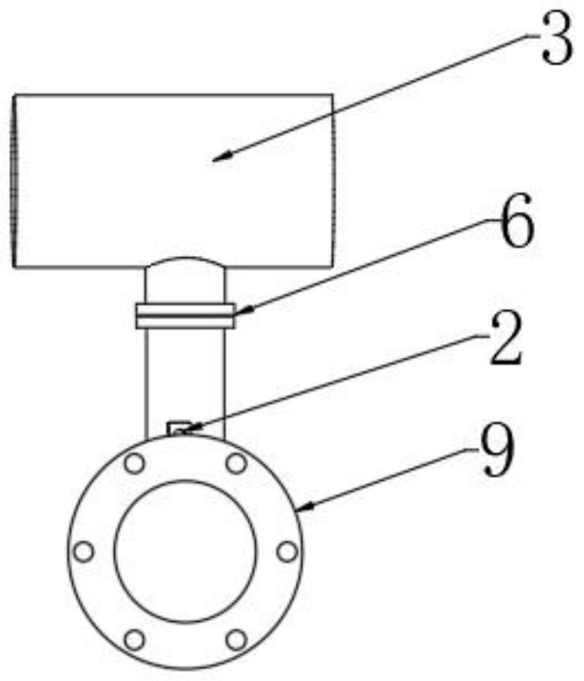 Heat supply equipment convenient for mounting electromagnetic flowmeter