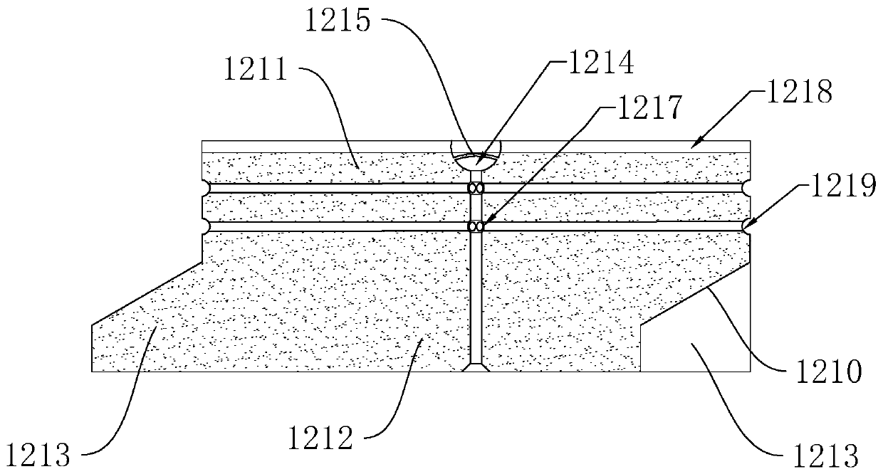 Sponge city permeable road and construction process thereof