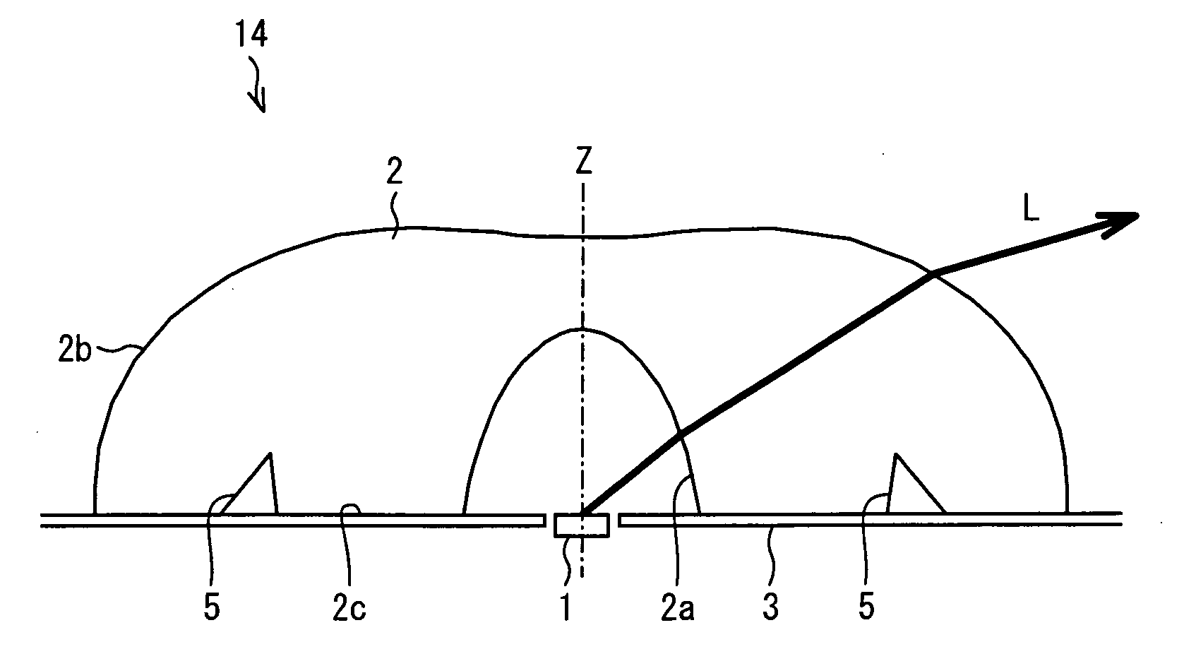 Light emitting device and lighting device having the same