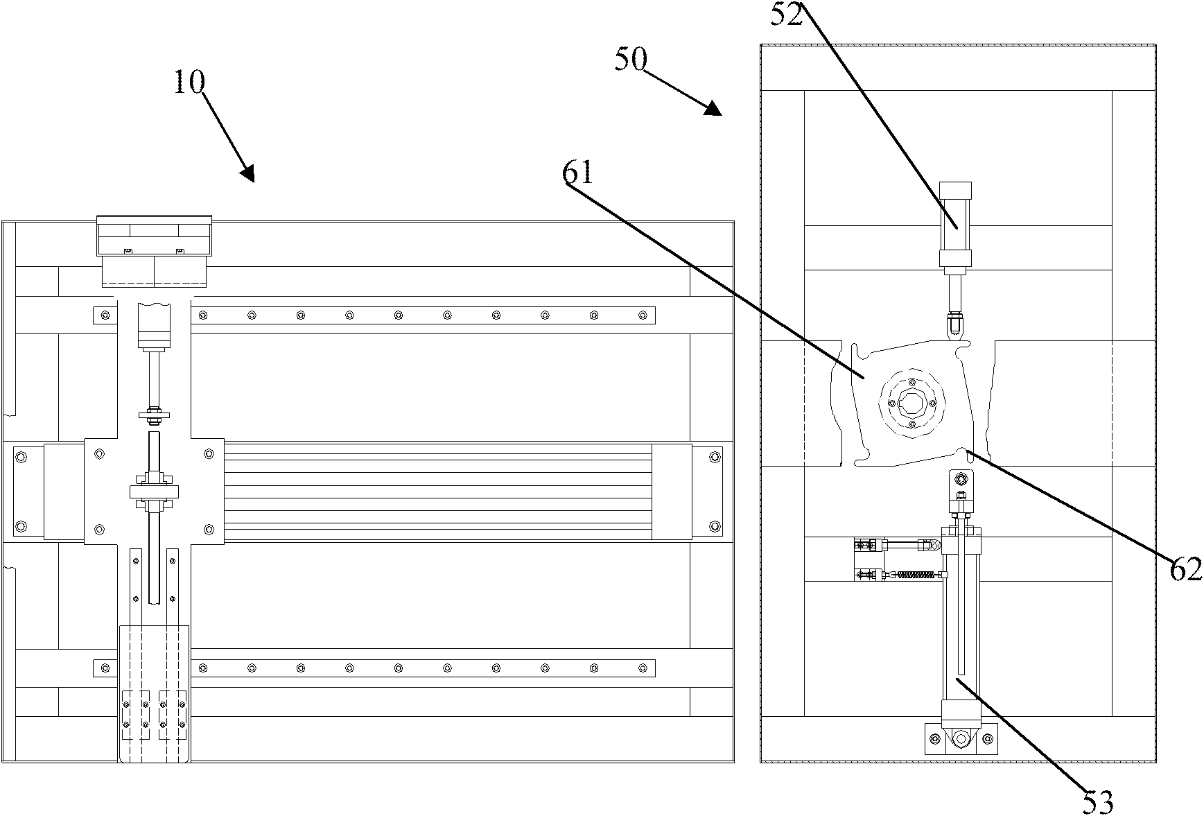 Steel wire ring disassembling device for winding machine