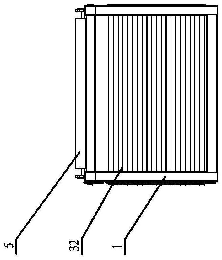 Large-capacity conveyor belt transport packaging structure