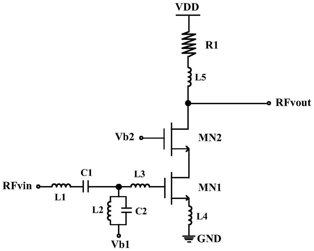 Inductor-free broadband low-noise amplifier