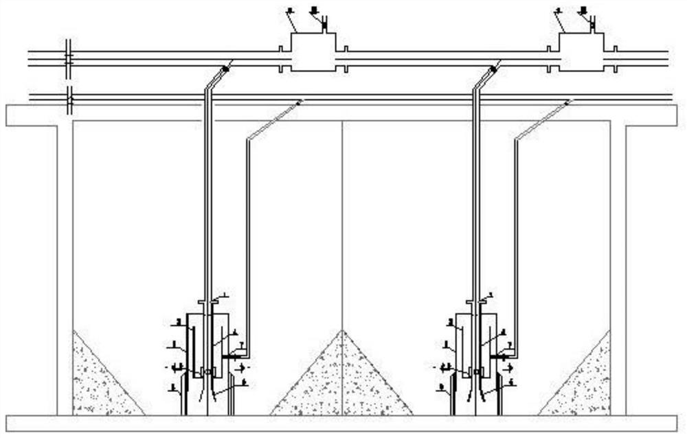 A water treatment automatic pulse air lift sludge removal device