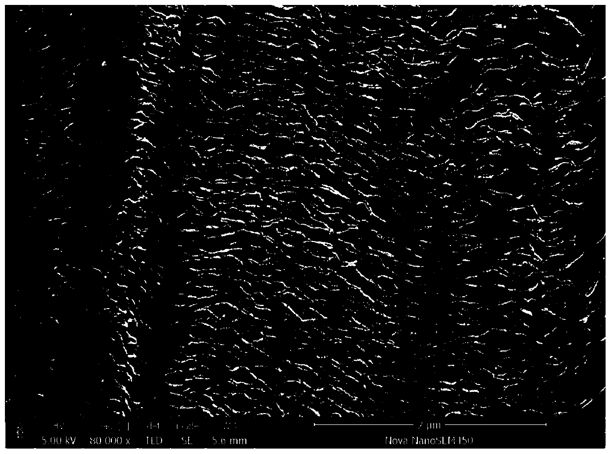 High density polyethylene lithium-ion battery separator with high porosity, and preparation method thereof