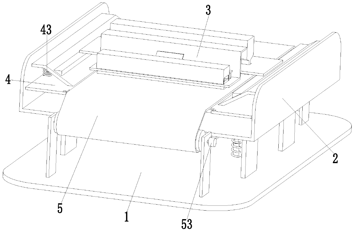 An automatic production line for synthesis of imitation granite marble coating