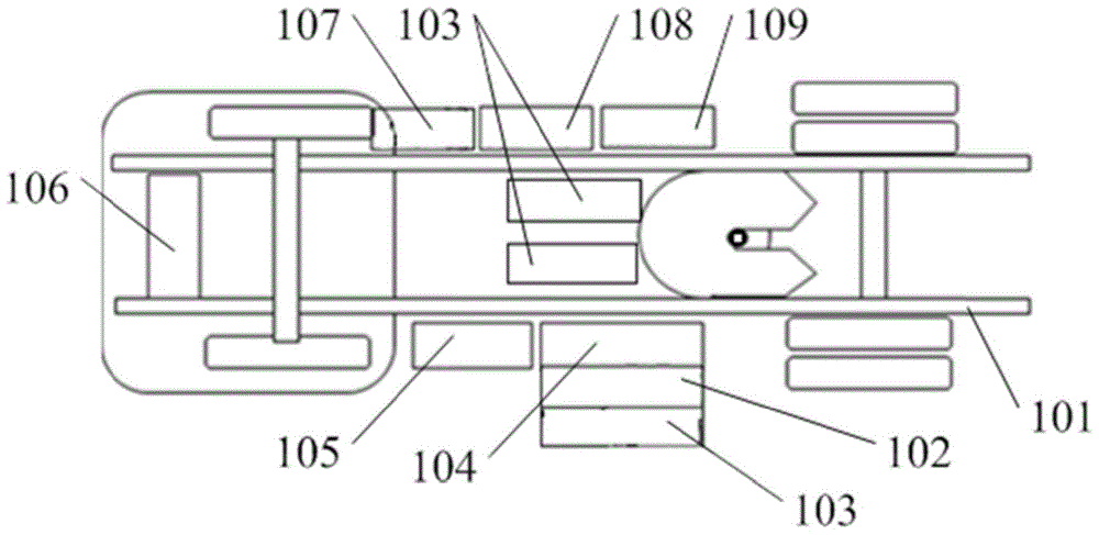 Tractor chassis structure