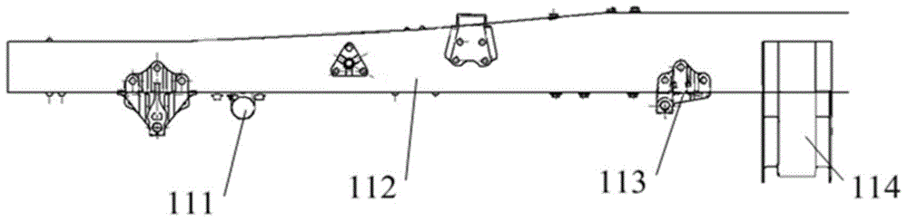 Tractor chassis structure