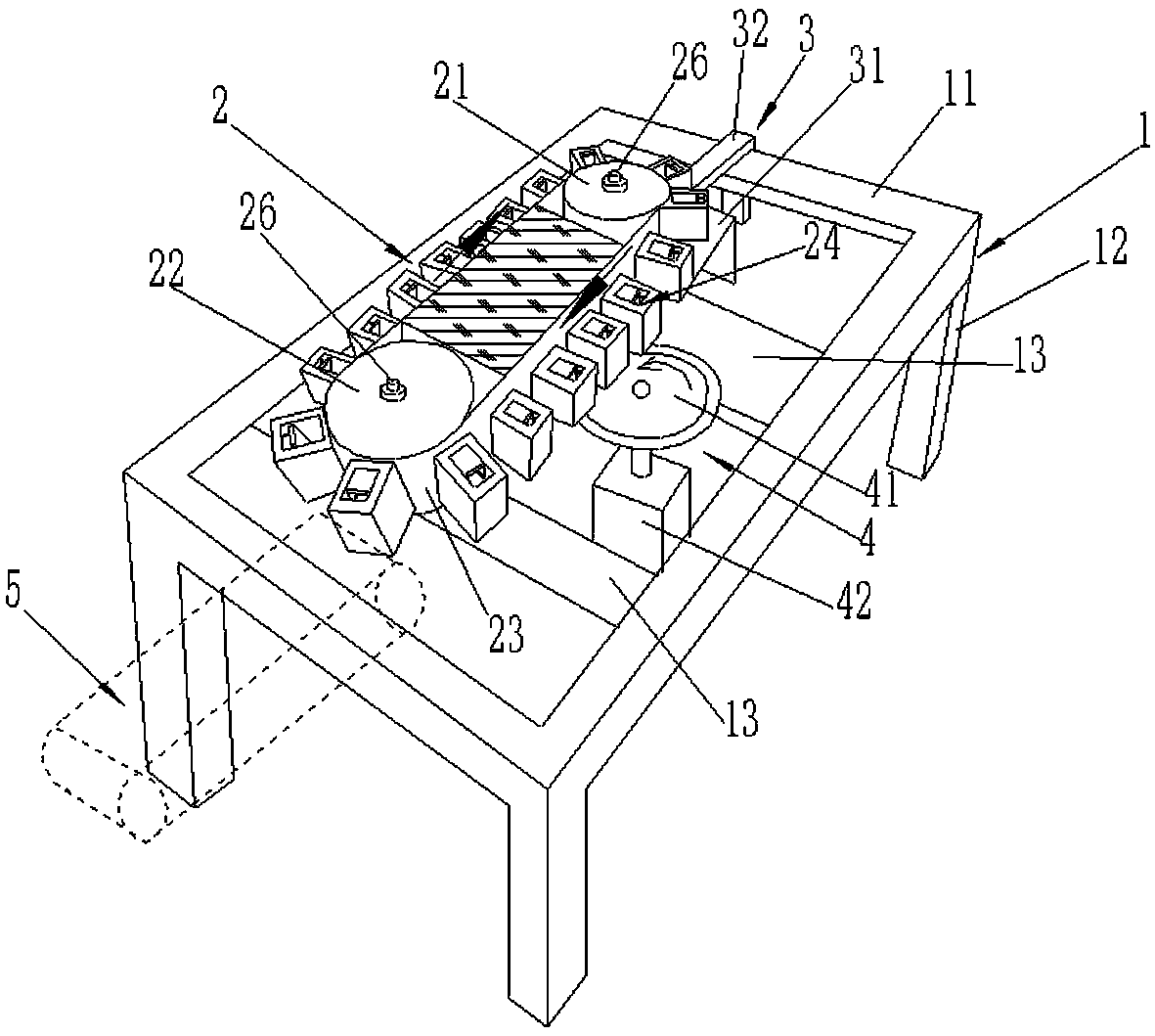 Needle mushroom root cutting device