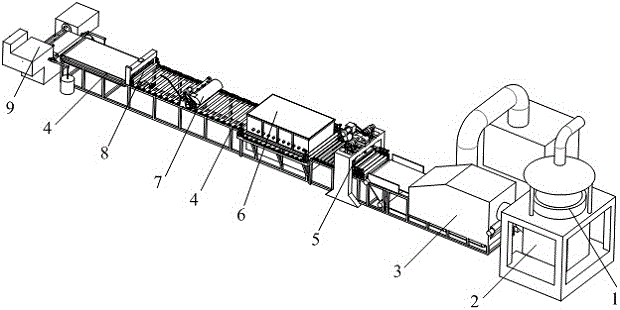 System for producing heat-insulation and refractory material by using coal gangue calcined material