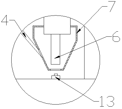 Shock absorber scrap iron automatic adsorption device