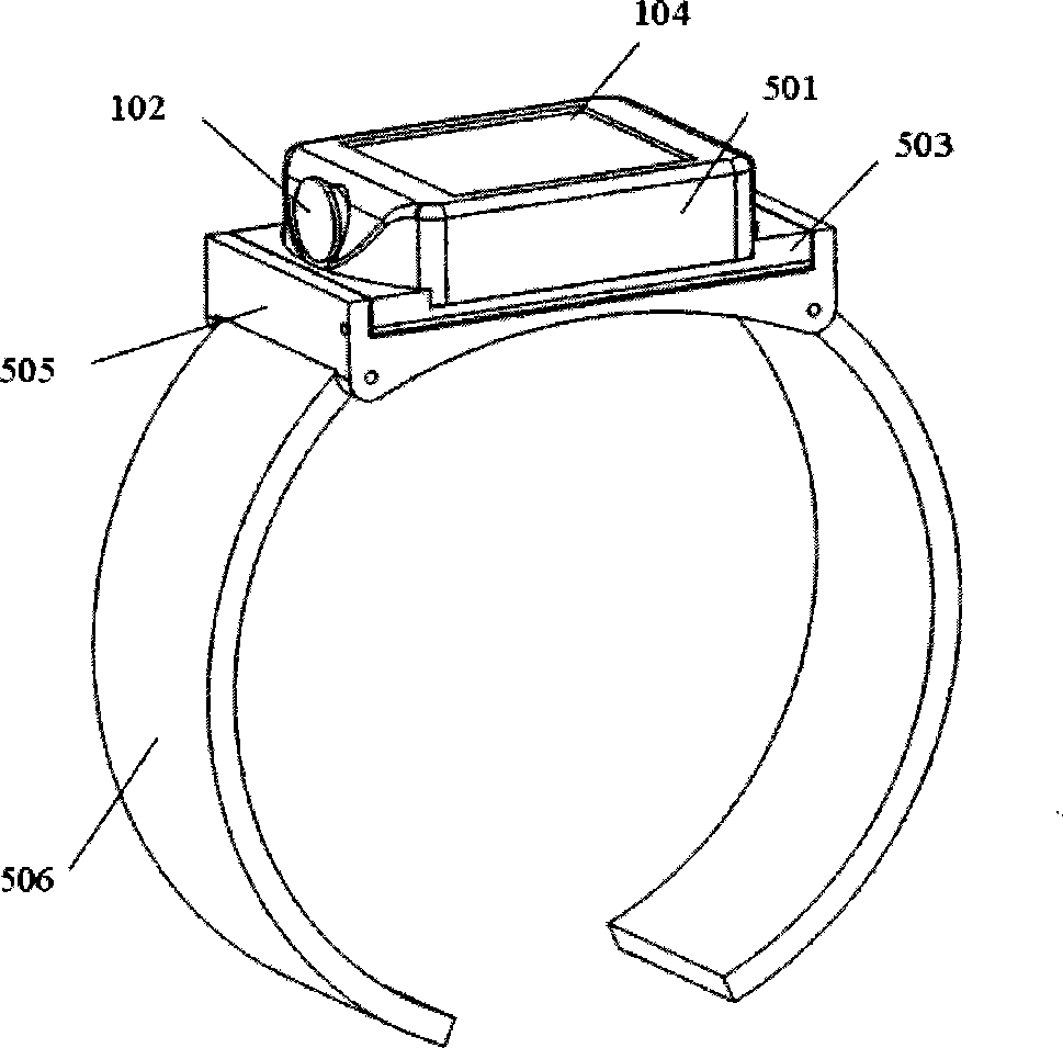 Intelligent wristwatch with replaceable internally-connected lens