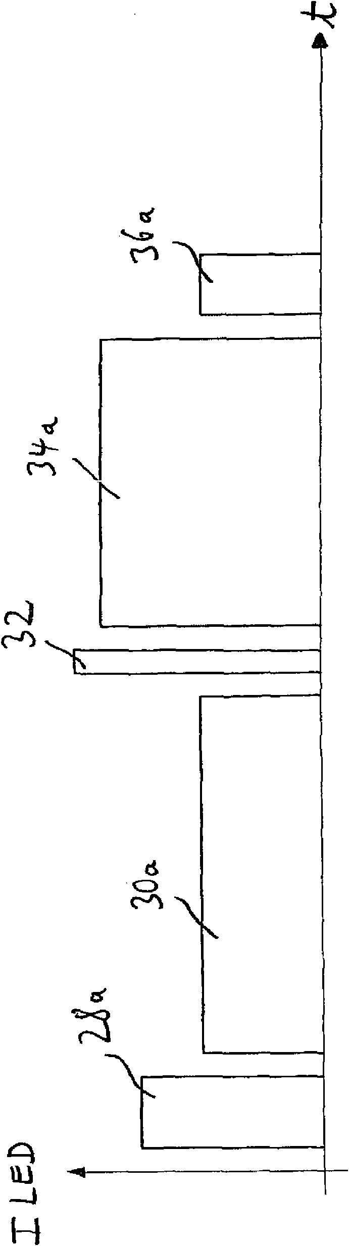 Method for operating light emitting diode and circuit arrangement