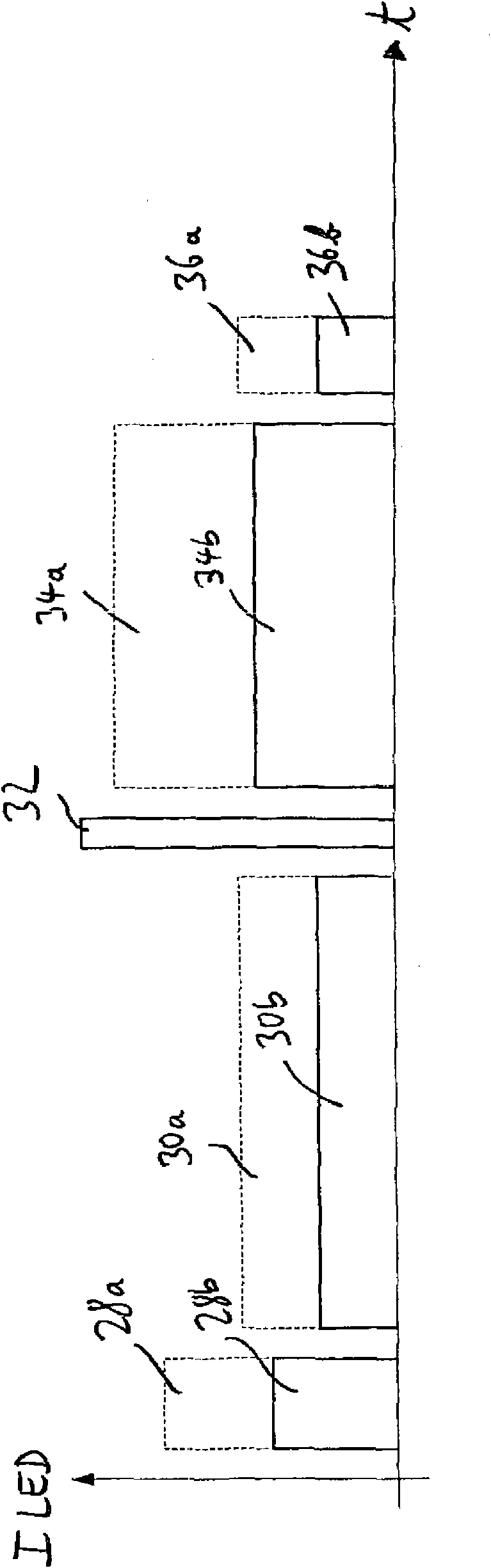 Method for operating light emitting diode and circuit arrangement