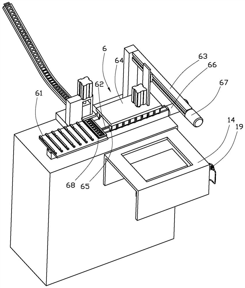 Automatic winding production line for one-piece inductors