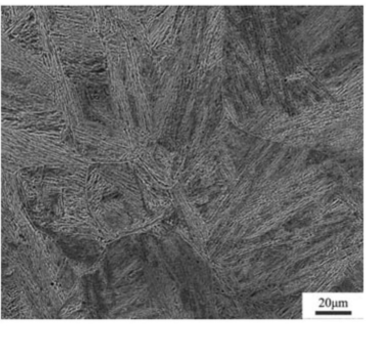 Bainitic steel for frog core rail and manufacturing method thereof