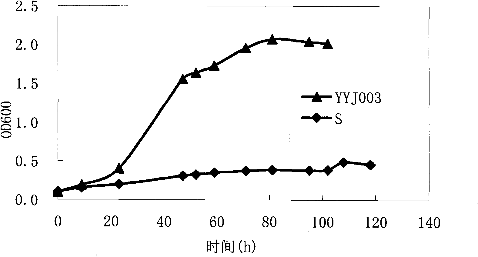 Bacterial strain tolerant with various inhibitors of Saccharomyces cerevisiae