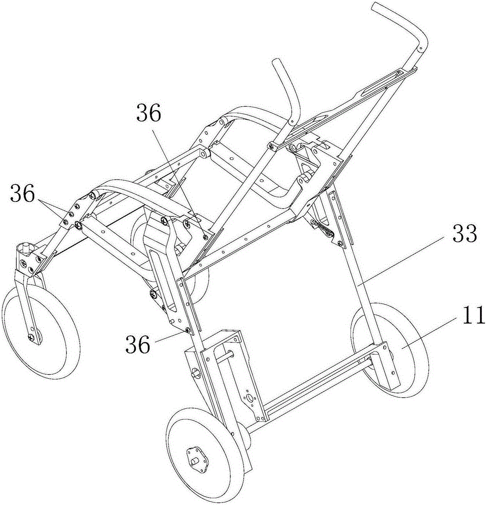 Foldable baby carriage and foldable electric baby carriage