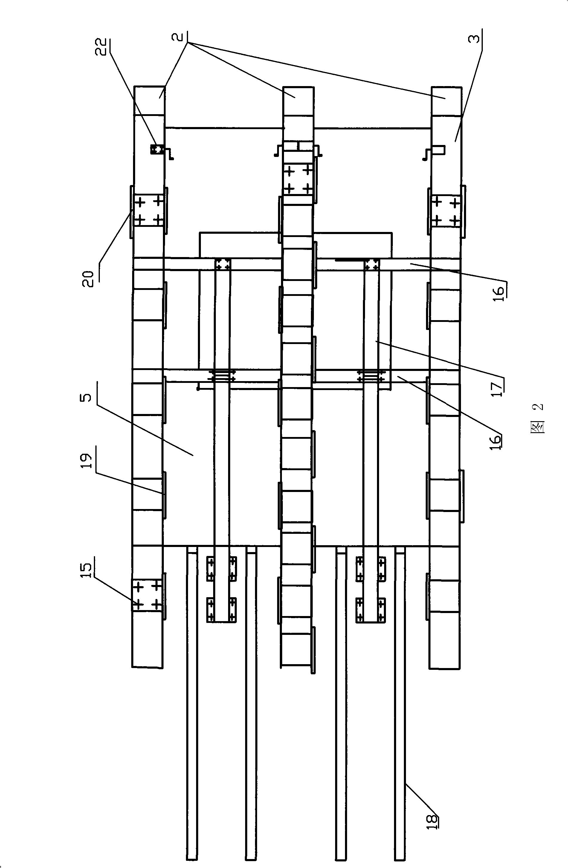 Automatic unloading line for recrement