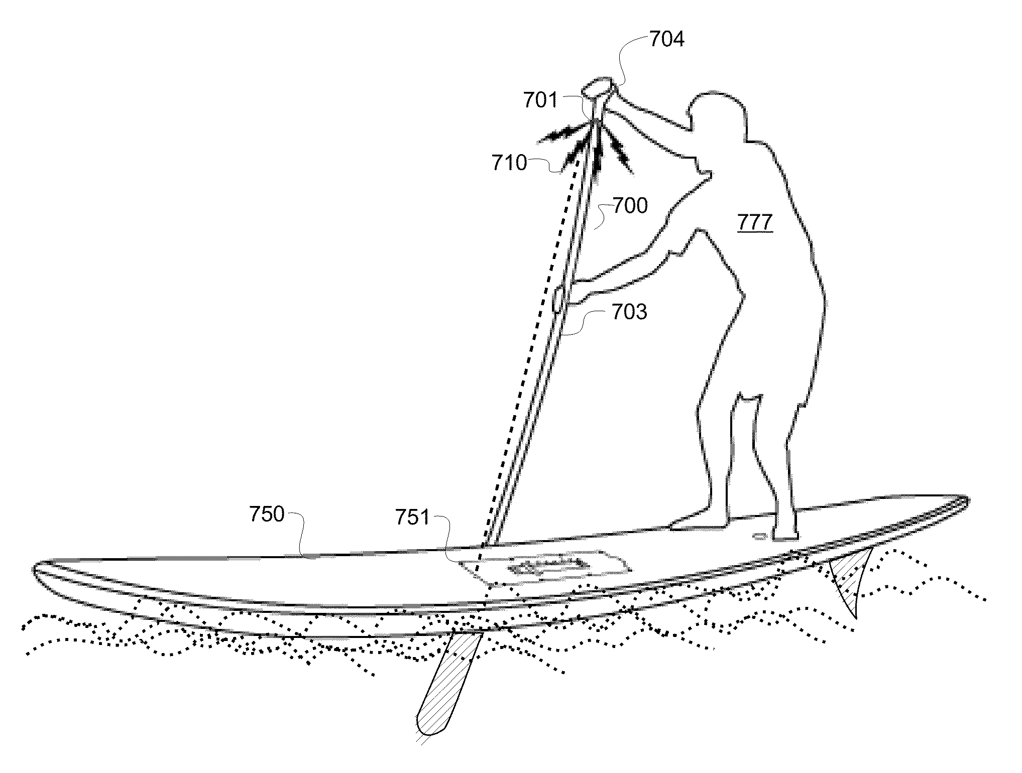 Paddle-integrated wireless controller