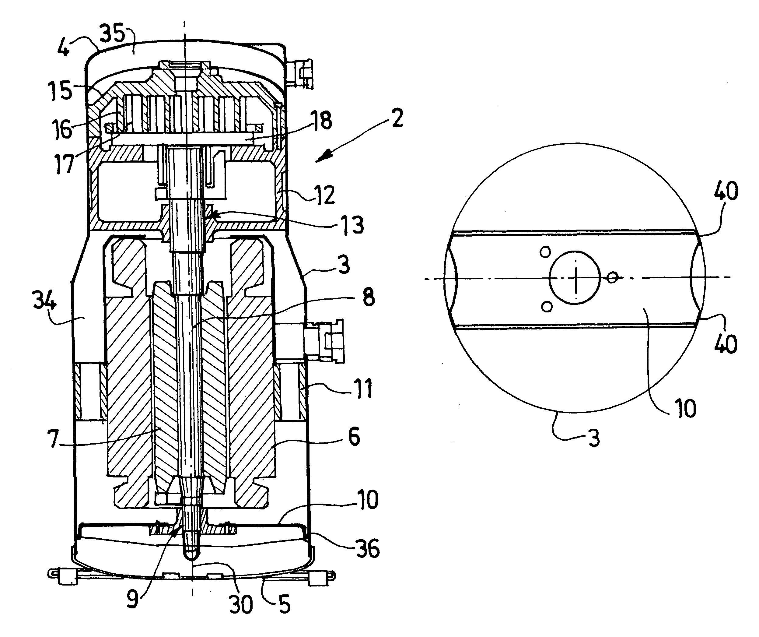 Method of assembling a refrigerating compressor