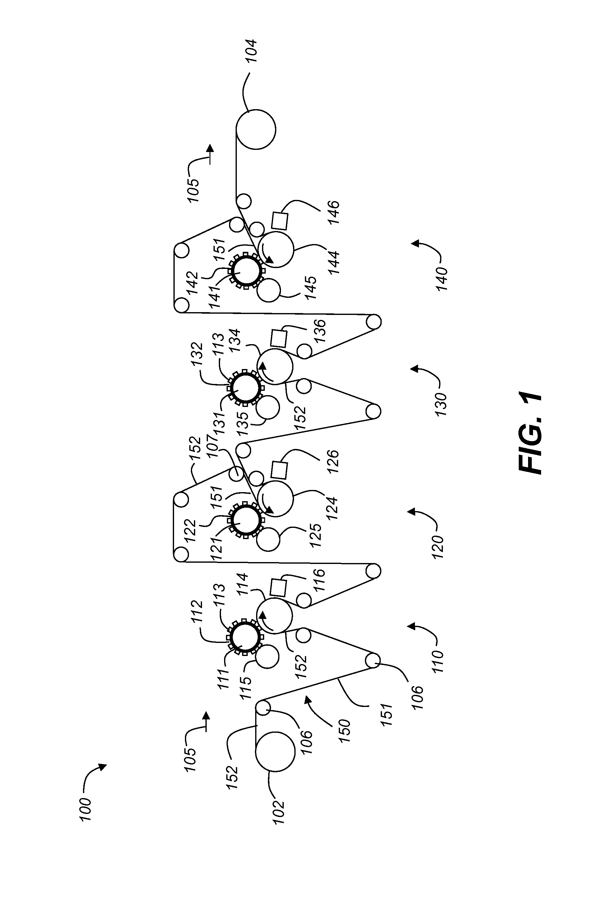 Roller contact adjustment for flexographic printing system