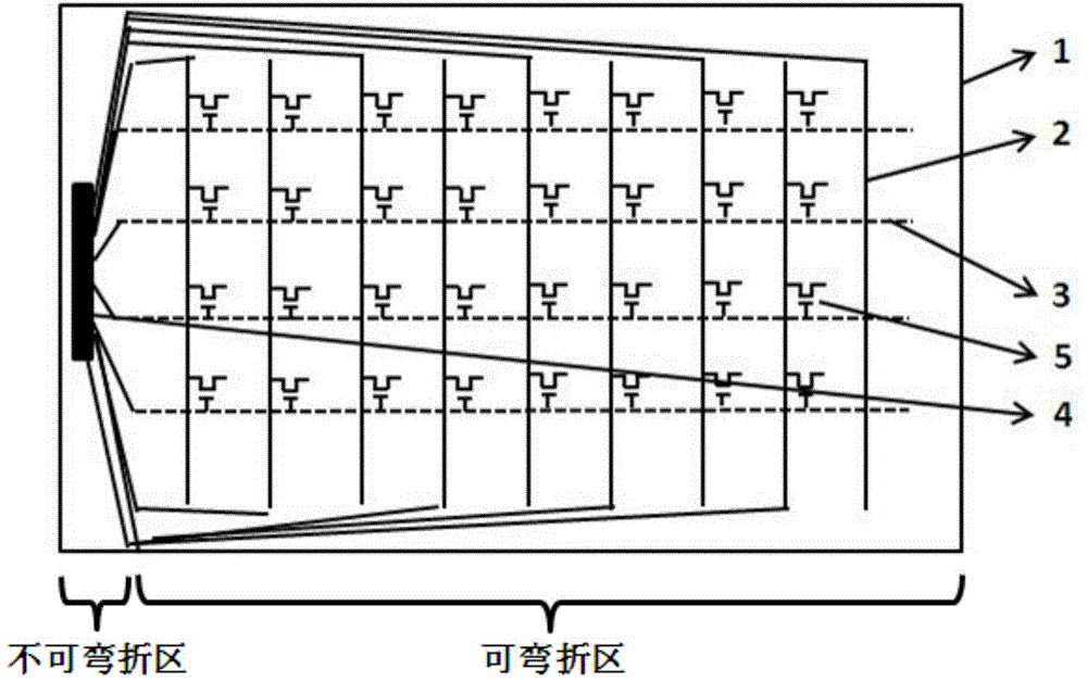 Array substrate, driving method of array substrate, flexible display device and electronic device