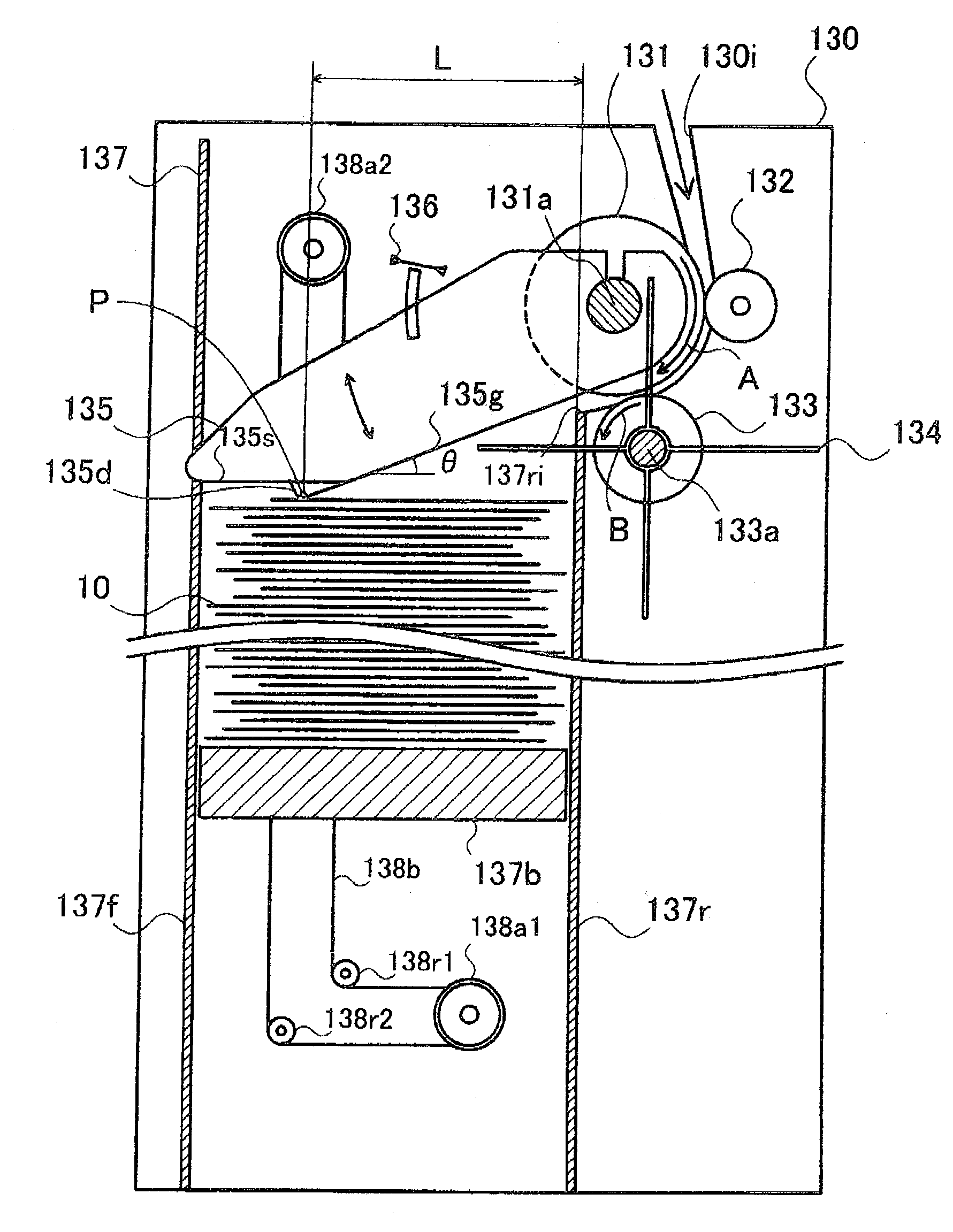 Paper sheet storing apparatus