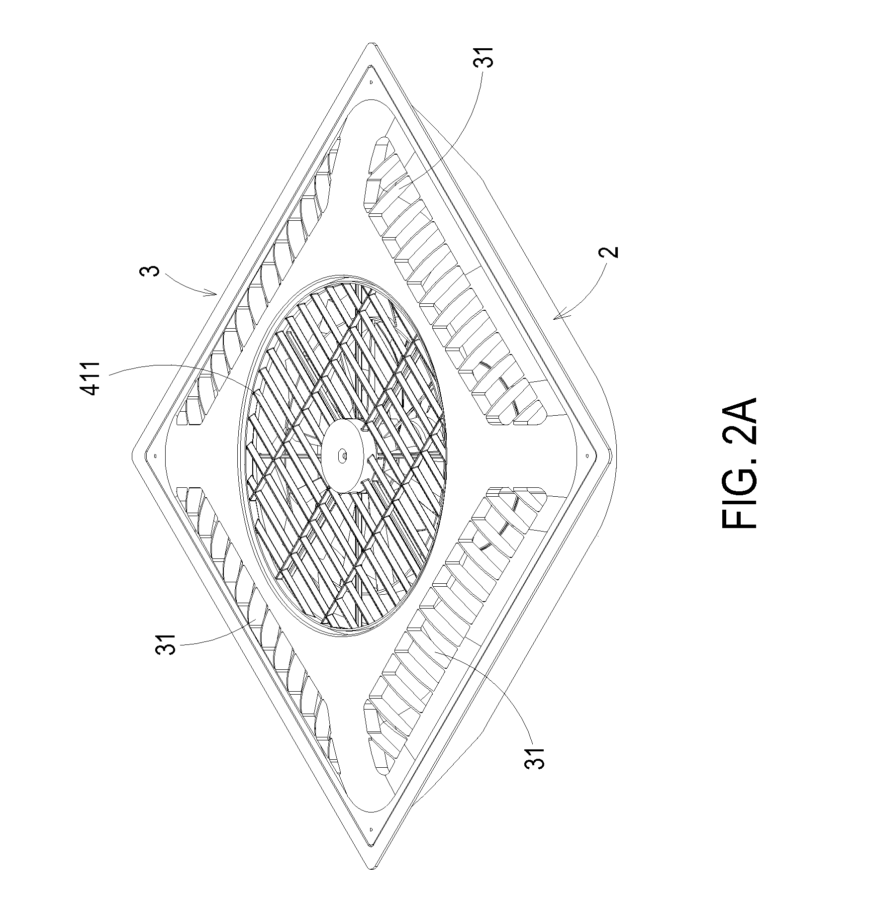 Recirculation fan and wind-guiding device thereof